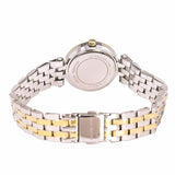 Michael Kors Darci White Dial Two Tone Steel Strap Watch for Women - MK3323