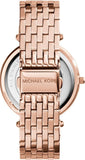 Michael Kors Rose Gold Dial Rose Gold Steel Strap Watch for Women - MK3439