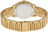 Michael Kors Hartman Analog Quartz Black Dial Gold Steel Strap Watch For Women - MK3647