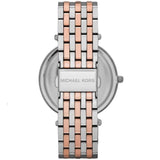 Michael Kors Darci Rose Gold Dial Two Tone Steel Strap Watch for Women - MK3726