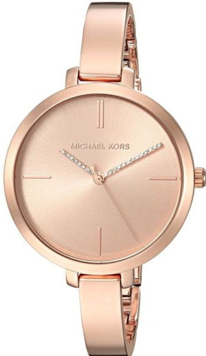 Michael Kors Jaryn Quartz Rose Gold Dial Rose Gold Steel Strap Watch For Women - MK3735