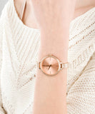Michael Kors Jaryn Quartz Rose Gold Dial Rose Gold Steel Strap Watch For Women - MK3785