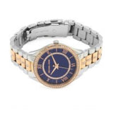 Michael Kors Lauryn Quartz Blue Dial Two Tone Steel Strap Watch For Women - MK3929