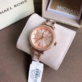 Michael Kors Sofie Quartz Rose Gold Dial Rose Gold Steel Strap Watch For Women - MK4354