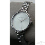 Michael Kors Charley Quartz Silver Dial Silver Steel Strap Watch for Women - MK4398