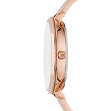 Michael Kors Charley Quartz Crystals Rose Gold Dial Rose Gold Steel Strap Watch For Women - MK4433