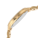 Michael Kors Lauryn Quartz Mother of Pearl Gold Dial Gold Steel Strap Watch For Women - MK4490