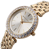 Michael Kors Darci Analog Gold Dial Gold Steel Strap Watch For Women - MK4513