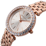 Michael Kors Darci Quartz Rose Gold Dial Rose Gold Steel Strap Watch For Women - MK4514