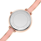 Michael Kors Jaryn Analog Rose Gold Dial Pink Steel Strap Watch For Women - MK4545