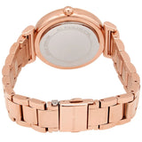 Michael Kors Abbey Three-Hand Analog Crystals Rose Gold Dial Rose Gold Steel Strap Watch for Women - MK4617