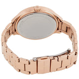 Michael Kors Slim Runway Rose Gold Dial Rose Gold Steel Strap Watch for Women - MK4658