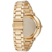 Michael Kors Pyper Three Hand White Dial Gold Steel Strap Watch For Women - MK4666