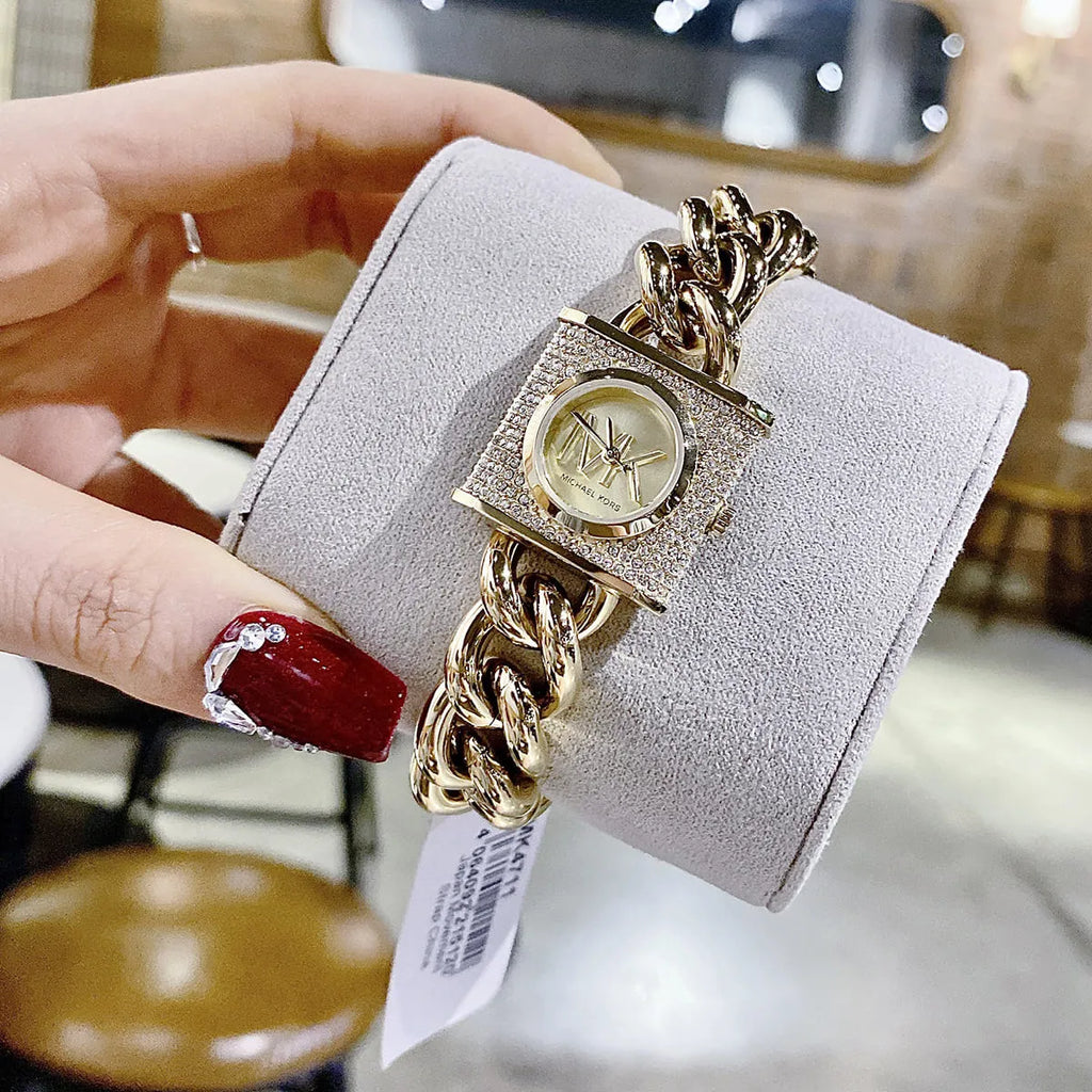 Michael kors chain link watch sale