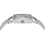 Michael Kors Empire Three-Hand Silver Dial Silver Steel Strap Watch for Women - MK4841