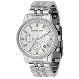 Michael Kors Ritz White Dial Silver Stainless Steel Strap Watch for Women - MK5020