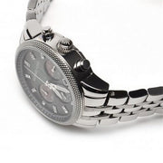 Michael Kors Jet Set Chronograph Blue Dial Silver Steel Strap Watch for Women - MK5021