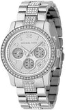 Michael Kors Bradshaw Silver Dial Silver Steel Strap Watch For Women - MK5108