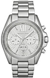 Michael Kors Bradshaw Silver Dial Silver Steel Strap Watch for Men - MK5535