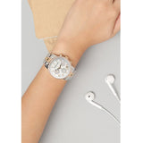 Michael Kors Ritz White Dial Two Tone Steel Strap Watch for Women - MK5650
