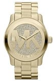 Michael Kors Runway Gold Dial Gold Steel Strap Watch for Women - MK5706