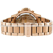 Michael Kors Everest Chronograph Rose Gold Dial Rose Gold Steel Strap Watch For Women - MK5755