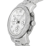 Michael Kors Runway White Dial Silver Steel Strap Watch for Women - MK5825