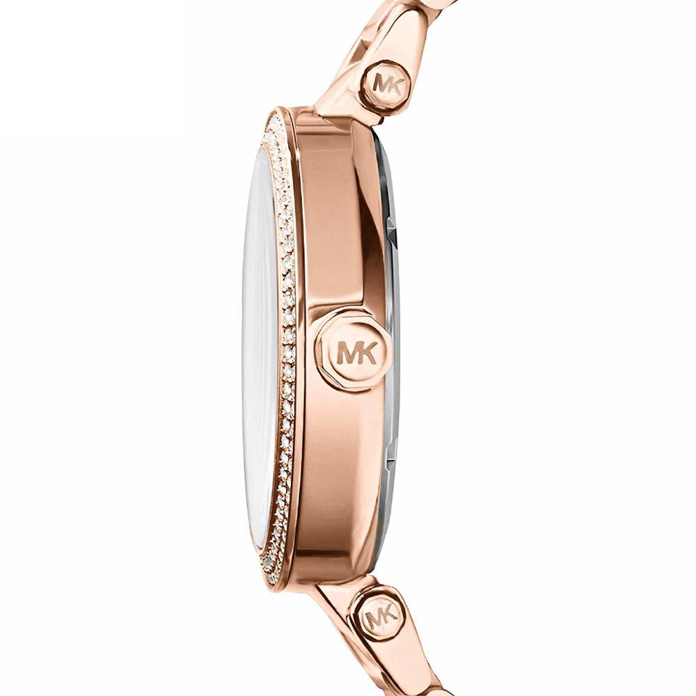 Michael Kors Parker Rose Gold Dial Rose Gold Steel Strap Watch for Women - MK5865