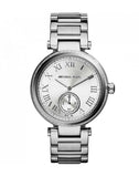 Michael Kors Skylar Silver Dial Silver Steel Strap Watch for Women - MK5866