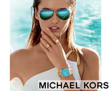 Michael Kors Channing Turquoise Dial Gold Steel Strap Watch For Women - MK5894