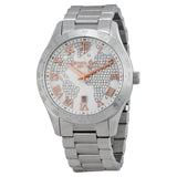 Michael Kors Layton Silver Dial Silver Steel Strap Watch for Women - MK5958