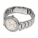 Michael Kors Skylar Quartz White Dial Silver Steel Strap Watch For Women - MK5970