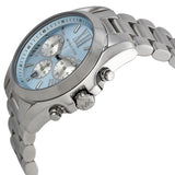 Michael Kors Bradshaw Chronograph Blue Dial Silver Steel Strap Watch For Women - MK6099