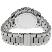Michael Kors Bradshaw Chronograph Blue Dial Silver Steel Strap Watch For Women - MK6099