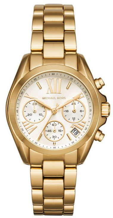 ※ｍｋ Michael Kors Lexington Quartz Gold Dial Gold Steel Strap