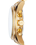 Michael Kors Bradshaw Quartz Gold Dial Gold Steel Strap Watch For Women - MK6538