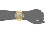 Michael Kors Bradshaw Quartz Gold Dial Gold Steel Strap Watch For Women - MK6555