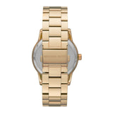 Michael Kors Ritz Pave Crystals Gold Dial Gold Steel Strap Watch for Women - MK6862