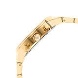 Michael Kors Ritz Chronograph Gold Dial Gold Steel Strap Watch For Women - MK6937