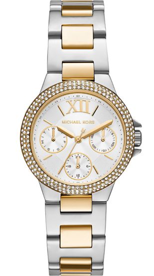 Michael kors watch women's gold and silver sale