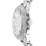 Michael Kors Camille Crystals Quartz Silver Dial Silver Steel Strap Watch for Women - MK6993