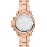 Michael Kors Everest Chronograph Rose Gold Dial Rose Gold Steel Strap Watch For Women - MK7211