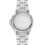 Michael Kors Everest Chronograph Blue Dial Silver Steel Strap Watch For Women - MK7237