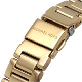 Michael Kors Camille Quartz White Dial Gold Steel Strap Watch For Women - MK7255