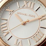 Michael Kors Camille Quartz White Dial Rose Gold Steel Strap Watch For Women - MK7256