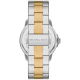 Michael Kors Analog Silver Dial Two Tone Steel Strap Watch For Women - MK7319