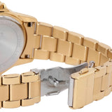 Michael Kors Everest Three-Hand Mother of Pearl White Dial Gold Steel Strap Watch For Women - MK7363