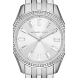 Michael Kors Pilot Quartz Silver Dial Silver Steel Strap Watch For Women - MK7379