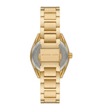 Michael Kors Janelle Quartz Gold Dial Gold Steel Strap Watch For Women - MK7381