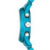 Michael Kors Runway Limited Edition Blue Dial Blue Steel Strap Watch for Women - MK7479LE